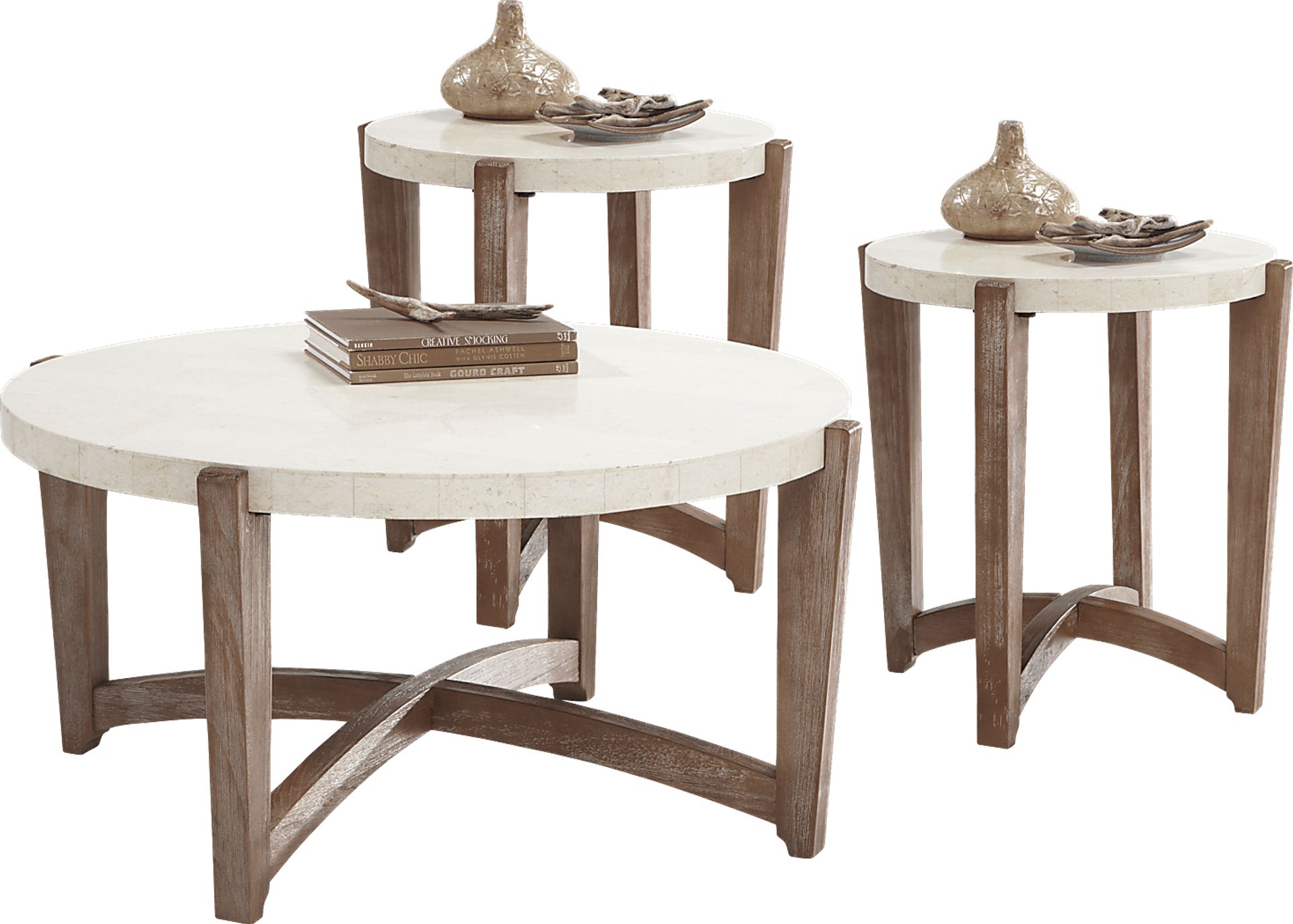 Graceton 3 Pc Table Set - Image 1