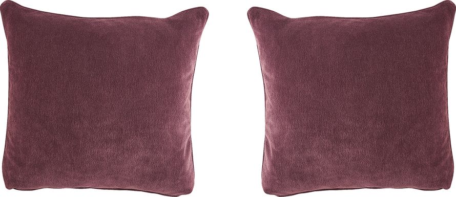 Gracie Wine Accent Pillow Pair