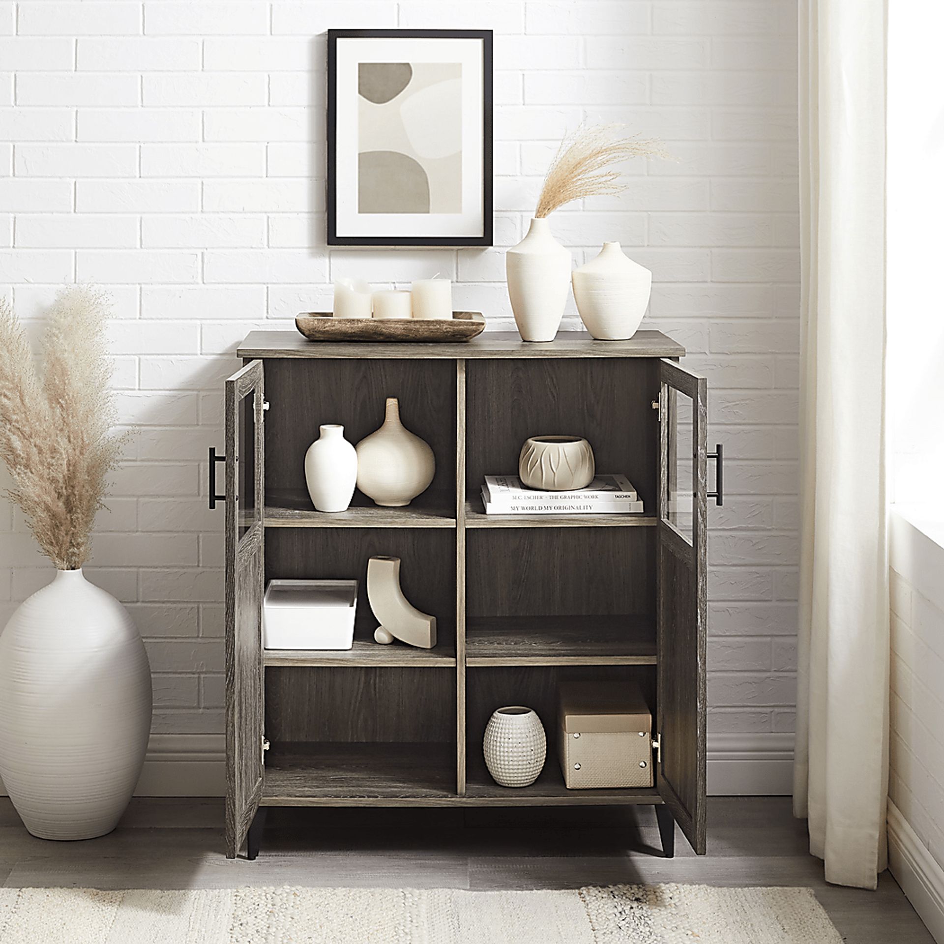 Gradendale Gray Accent Cabinet - Image 4