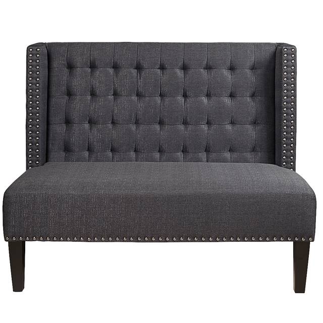 Gradstone Gray Settee - Thumbnail - Image 2
