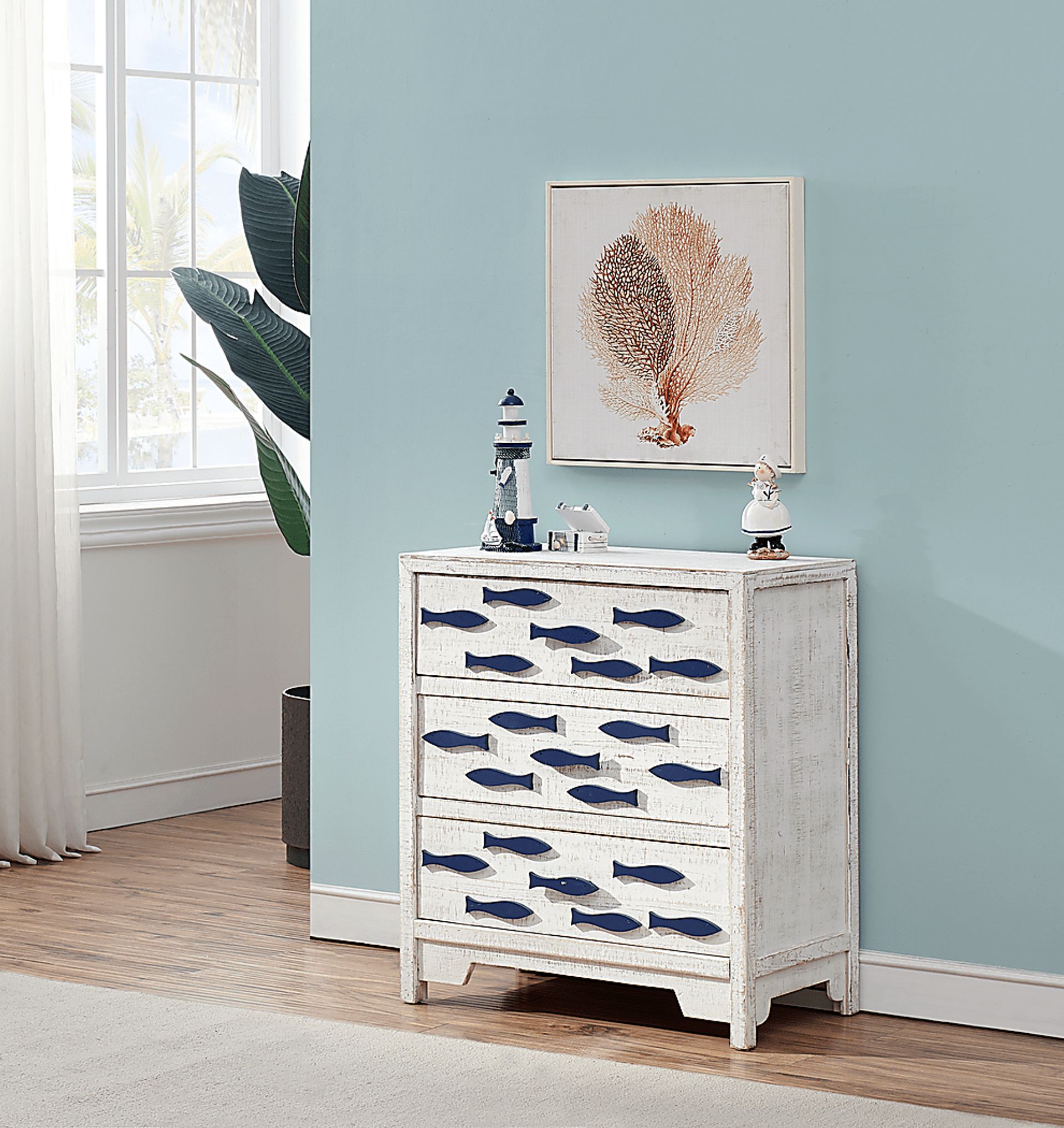 Graefield White Accent Cabinet - Image 5