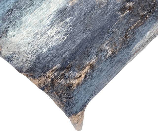 Graffolk Denim Indoor/Outdoor Accent Pillow, Set of Two - Thumbnail - Image 2