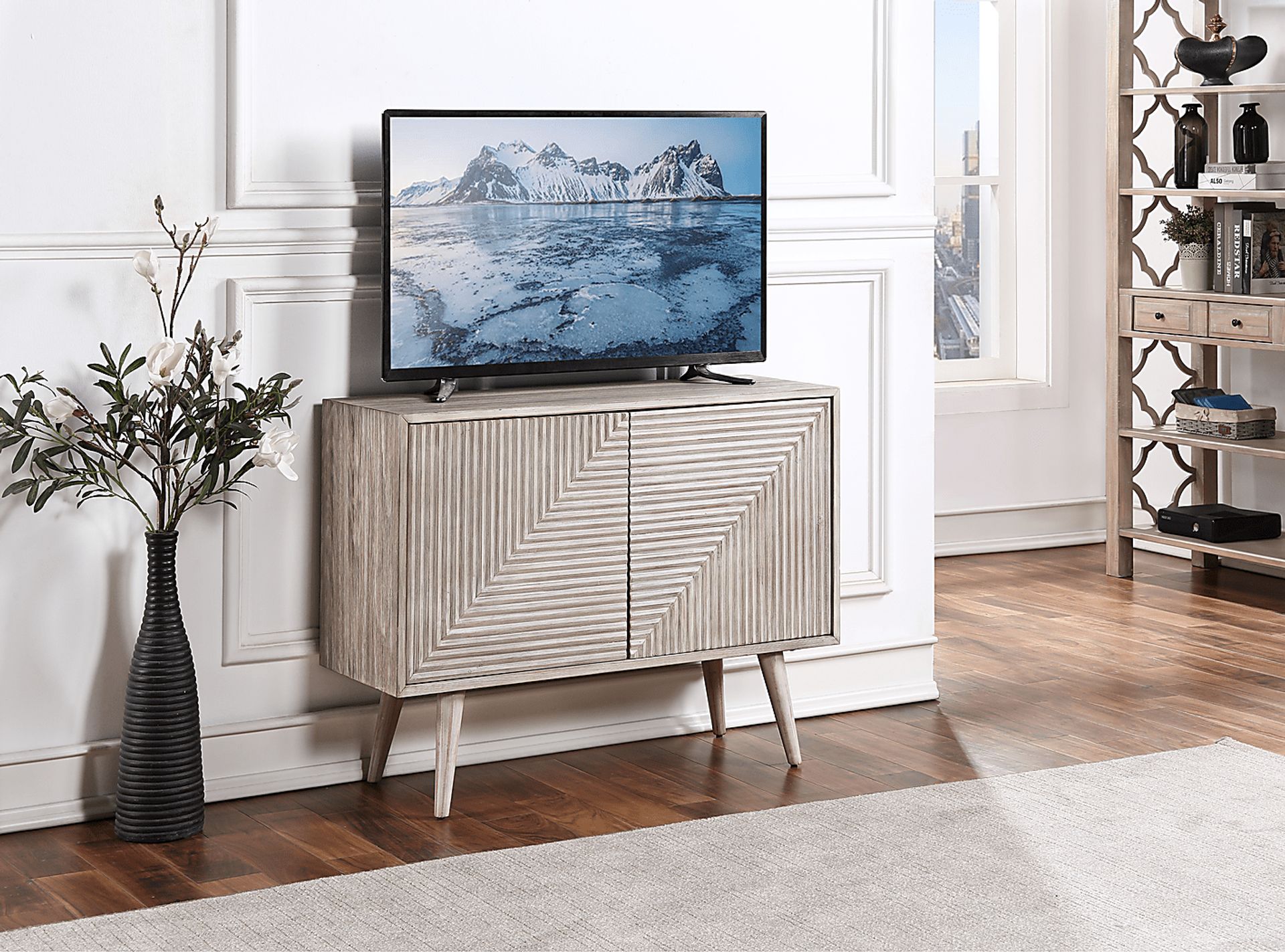 Grahamridge White Accent Cabinet - Image 6
