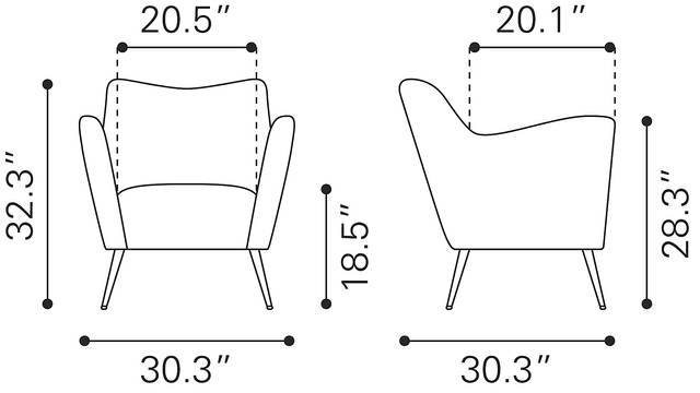 Graiff Beige Accent Chair - Thumbnail - Image 10