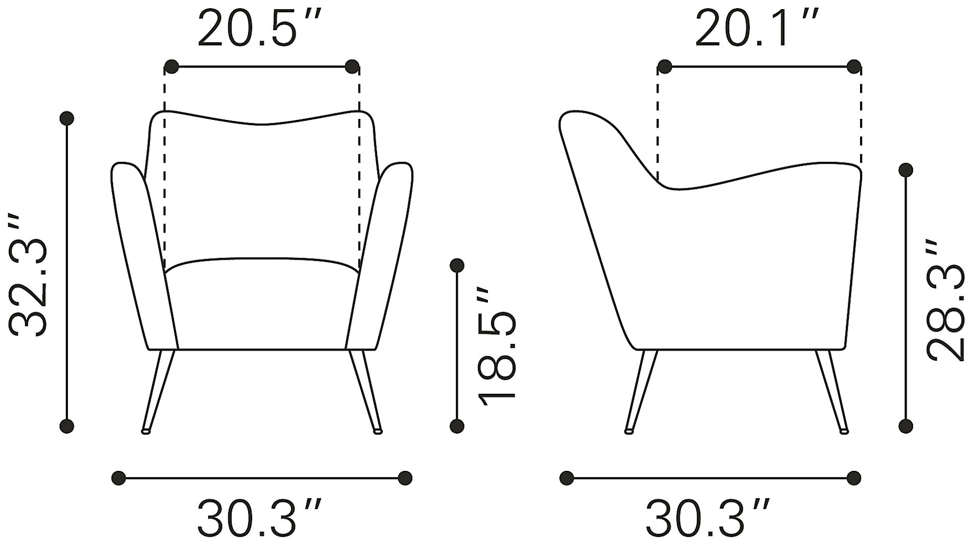 Graiff Beige Accent Chair - Image 10