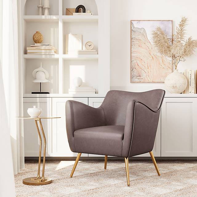 Graiff Espresso Accent Chair - Thumbnail - Image 2