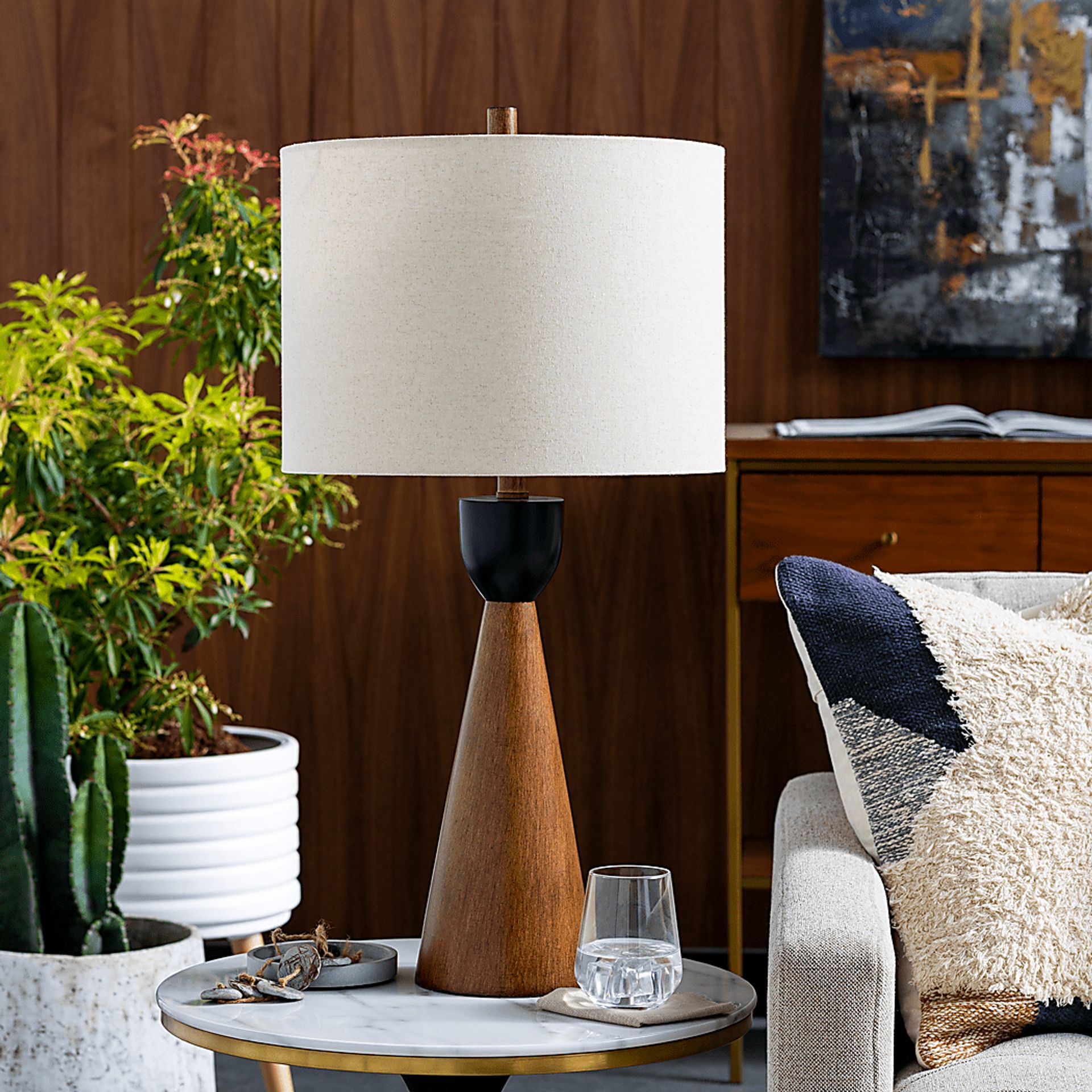 Gramlee Circle Brown Lamp - Image 2