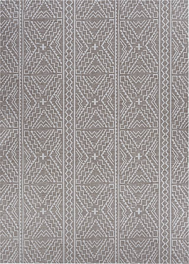 Grana Brown 7'6 x 10'9 Indoor/Outdoor Rug - Thumbnail - Image 1