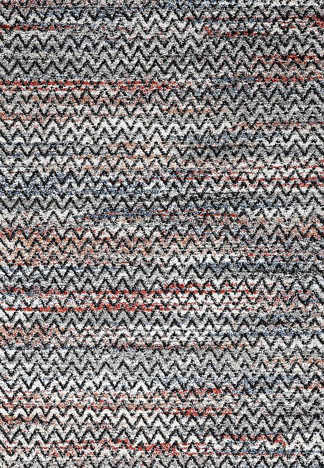 Granada Zigzag Gray 5'3 x 7'6 Rug - Thumbnail - Image 1