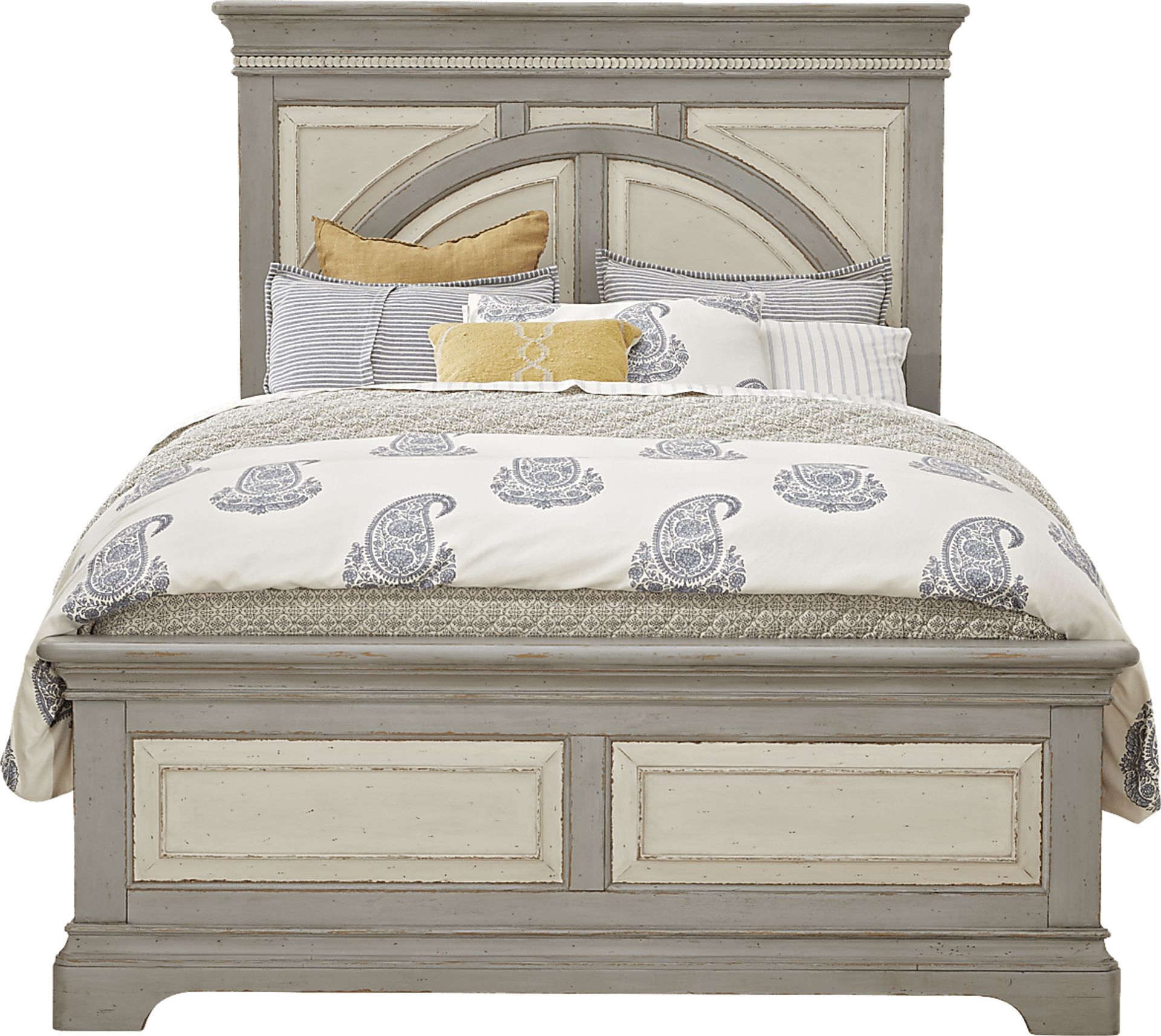 Granbury Gray 8 Pc King Panel Bedroom - Image 2