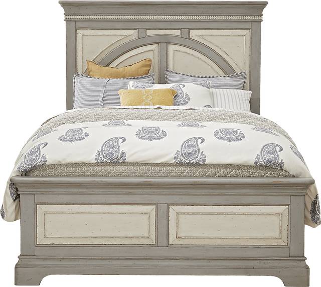 Granbury Gray 5 Pc Queen Panel Bedroom - Thumbnail - Image 2