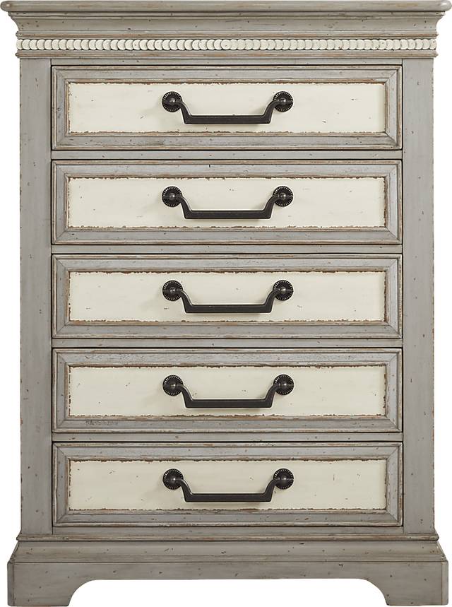 Granbury Gray 8 Pc King Panel Bedroom - Thumbnail - Image 6