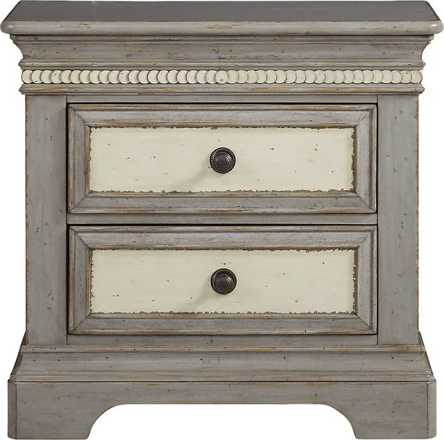 Granbury Gray 8 Pc King Panel Bedroom - Thumbnail - Image 7
