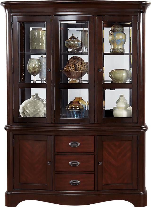 Granby Merlot 2 Pc China Cabinet - Thumbnail - Image 1