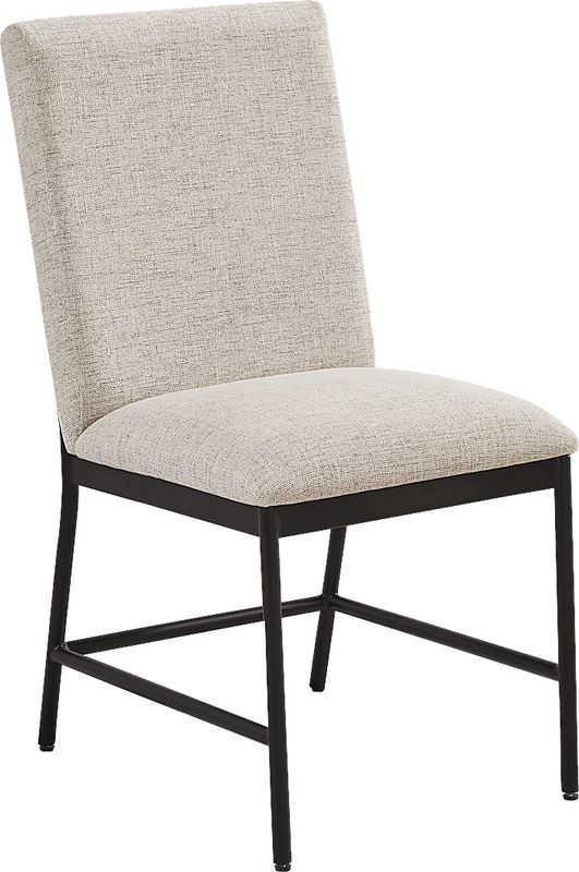 Grand Falls Cream Upholstered Side Chair