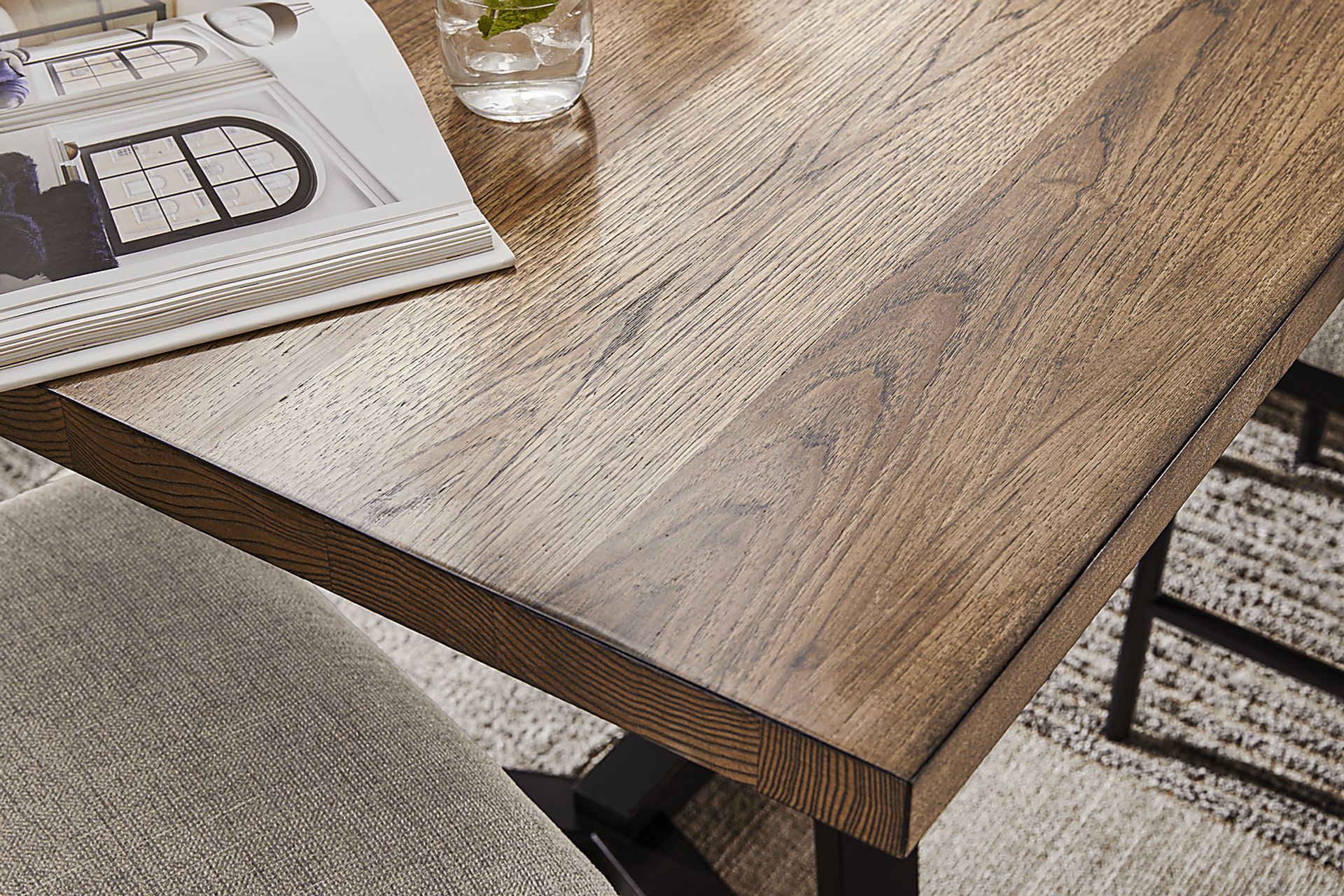 Grand Falls Natural Brown Dining Table - Image 4