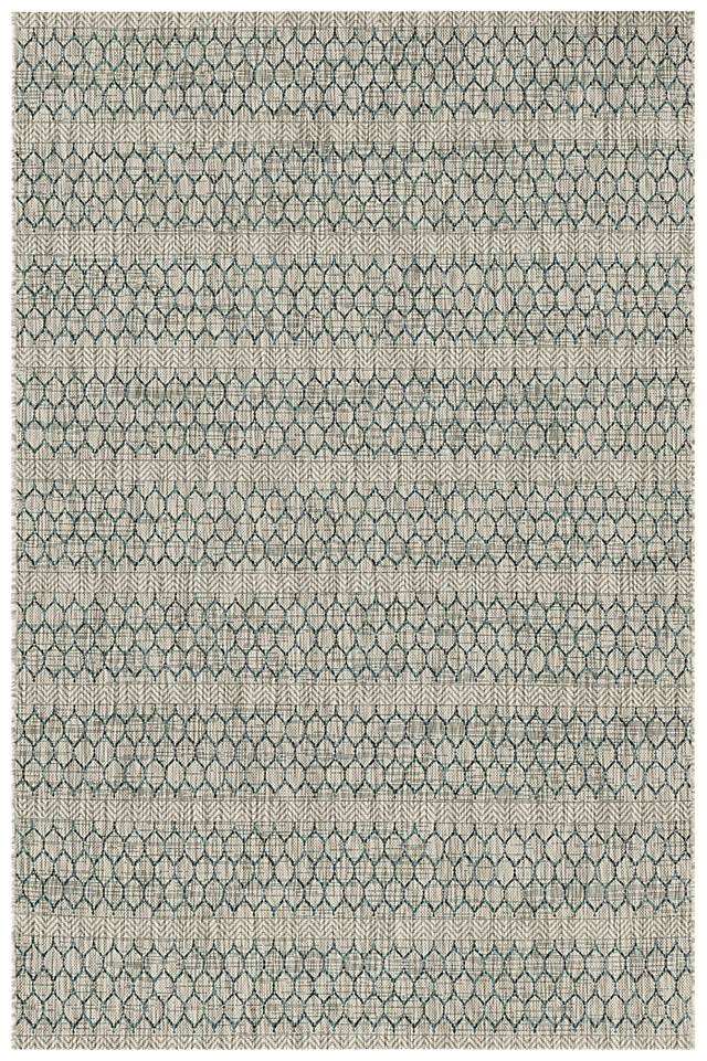 Grand Isle Gray 7'10 x 10'9 Indoor/Outdoor Rug - Thumbnail - Image 1
