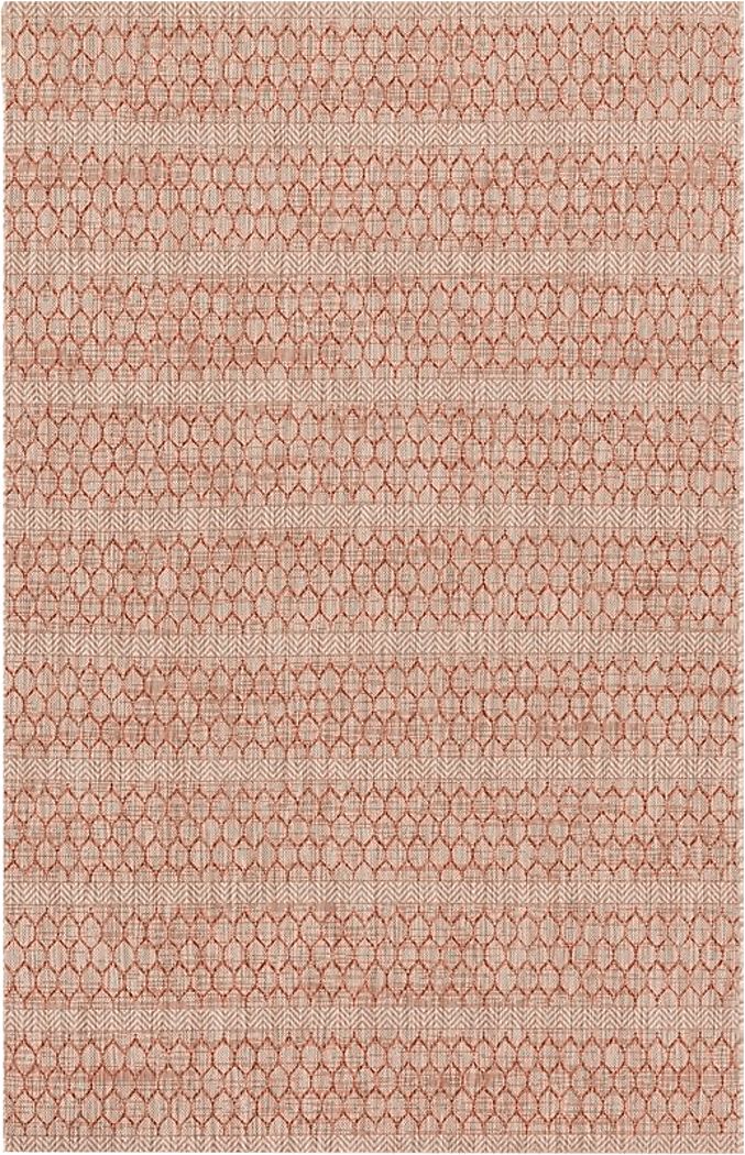 Grand Isle Red 8' x 10' Indoor/Outdoor Rug