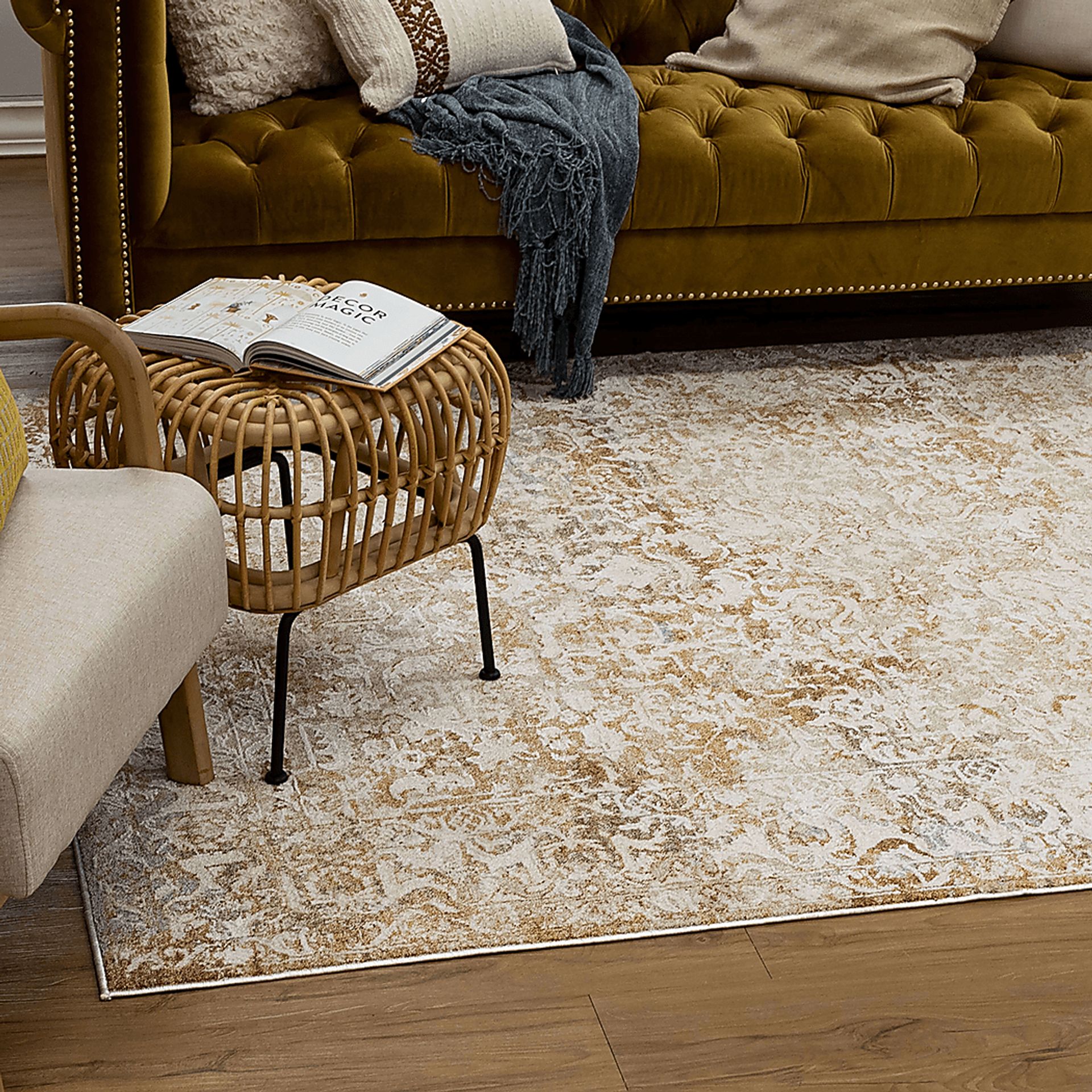 Grand Lake Terracotta 5' x 7'6 Rug - Image 3