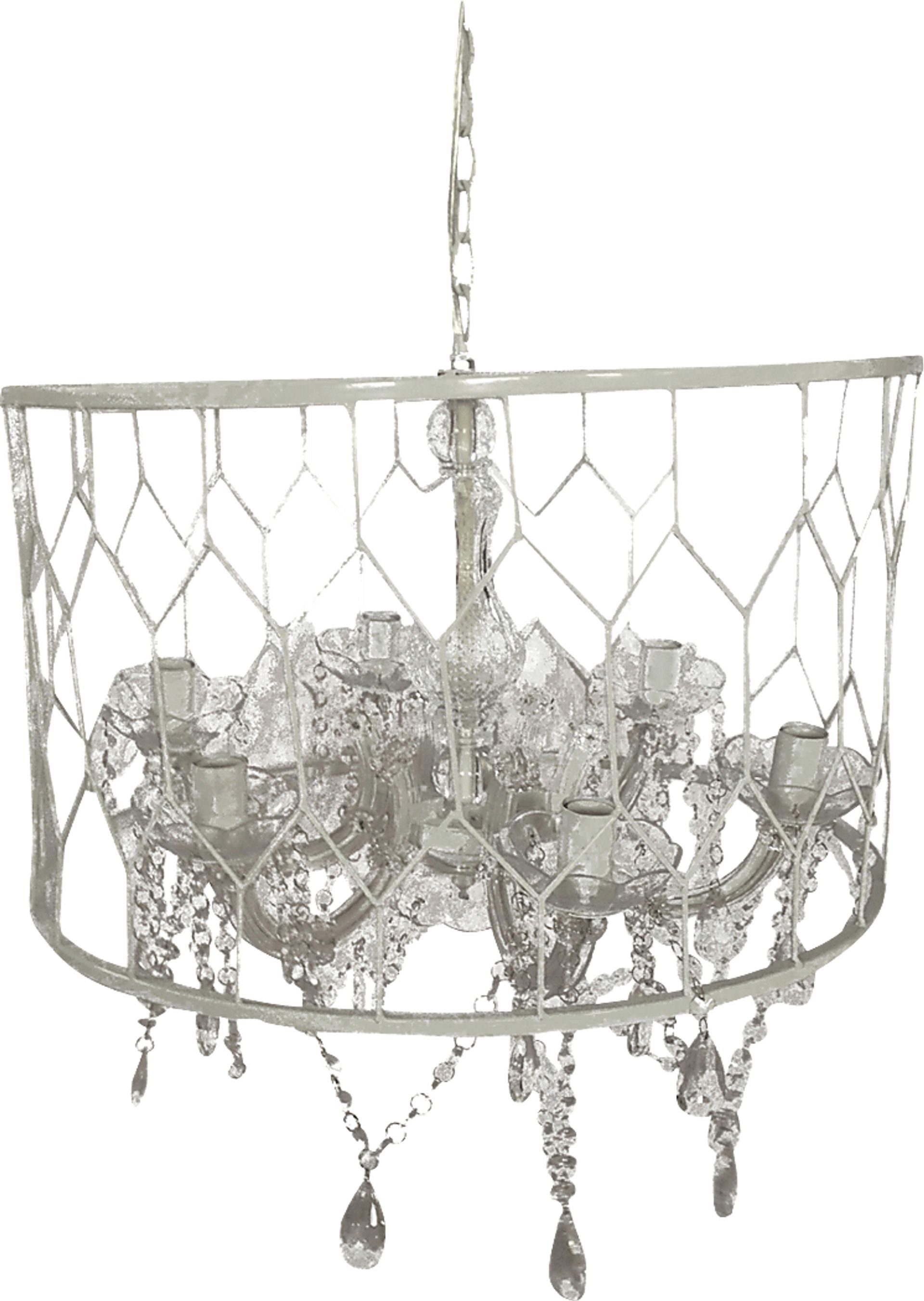 Grand Summit Way White Chandelier - Image 1