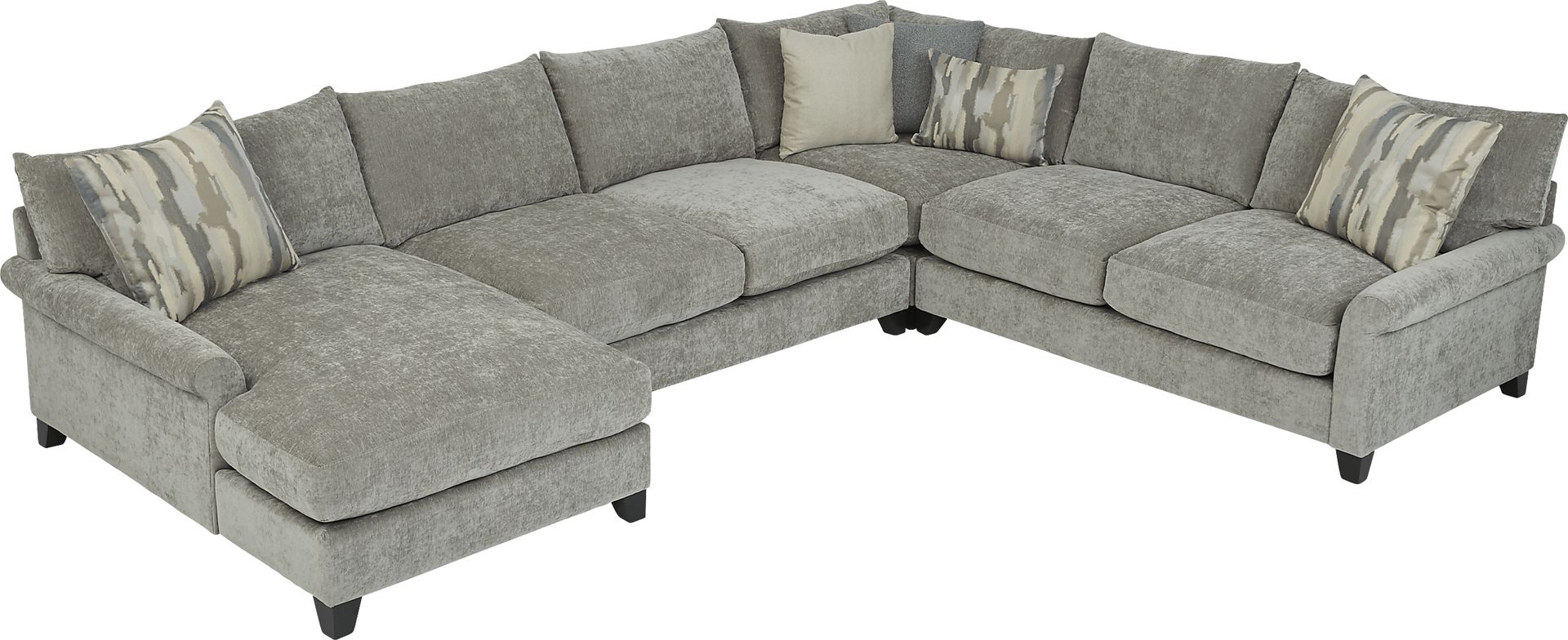 Grand Via Gray 4 Pc Sectional - Image 3