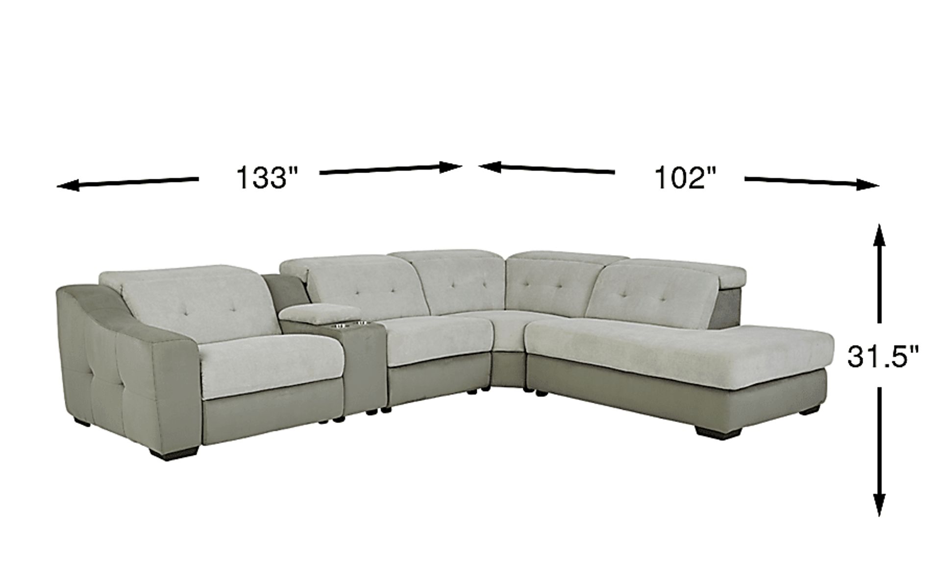 Dimension Image. Please refer to the Dimension Tab on this page for dimension details.