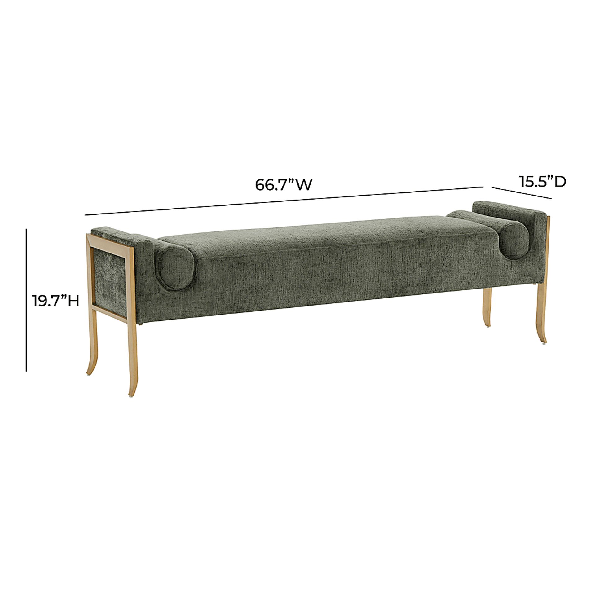 Grandey Green Bench - Image 7