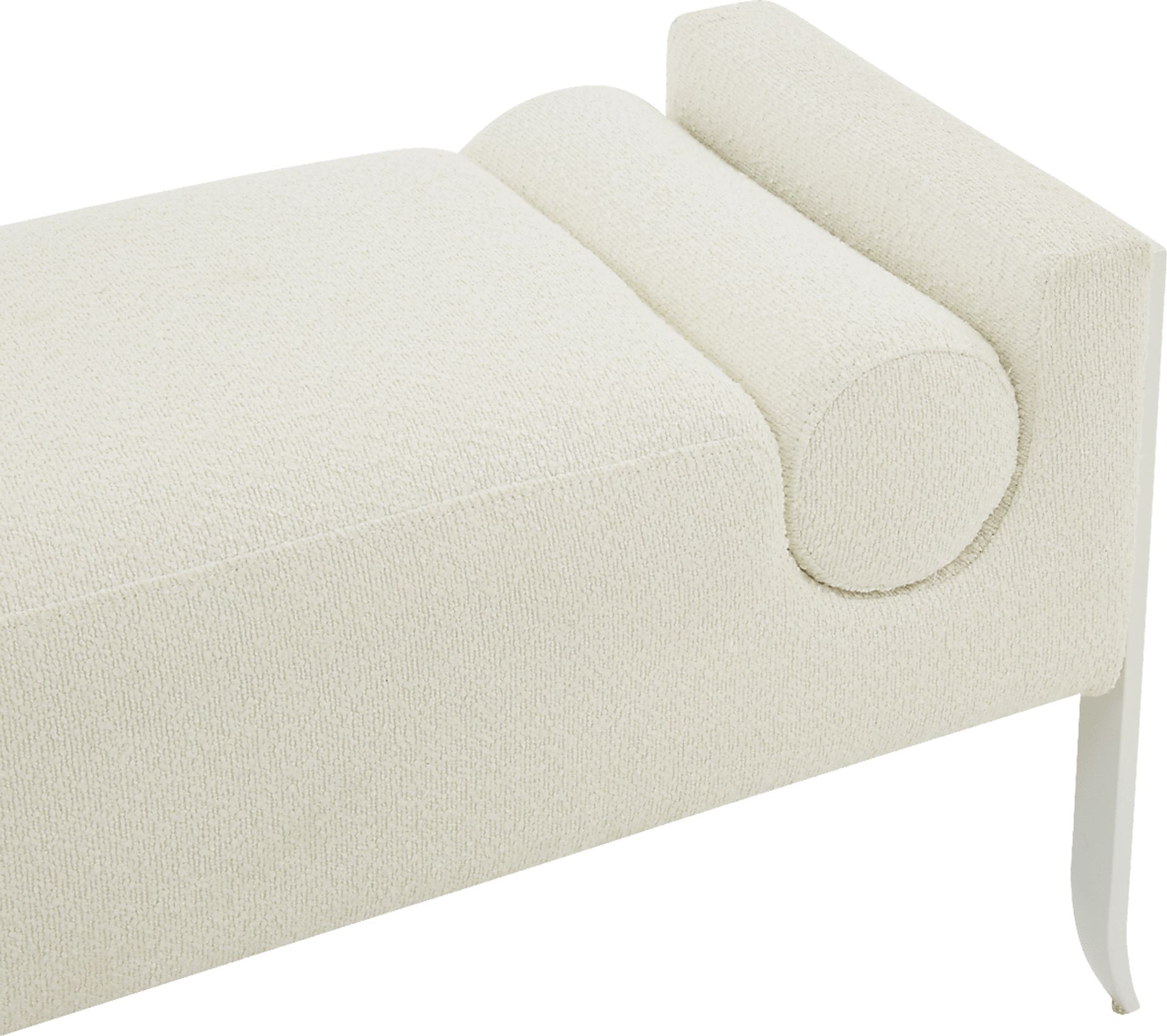 Grandey II Cream Accent Bench - Image 5