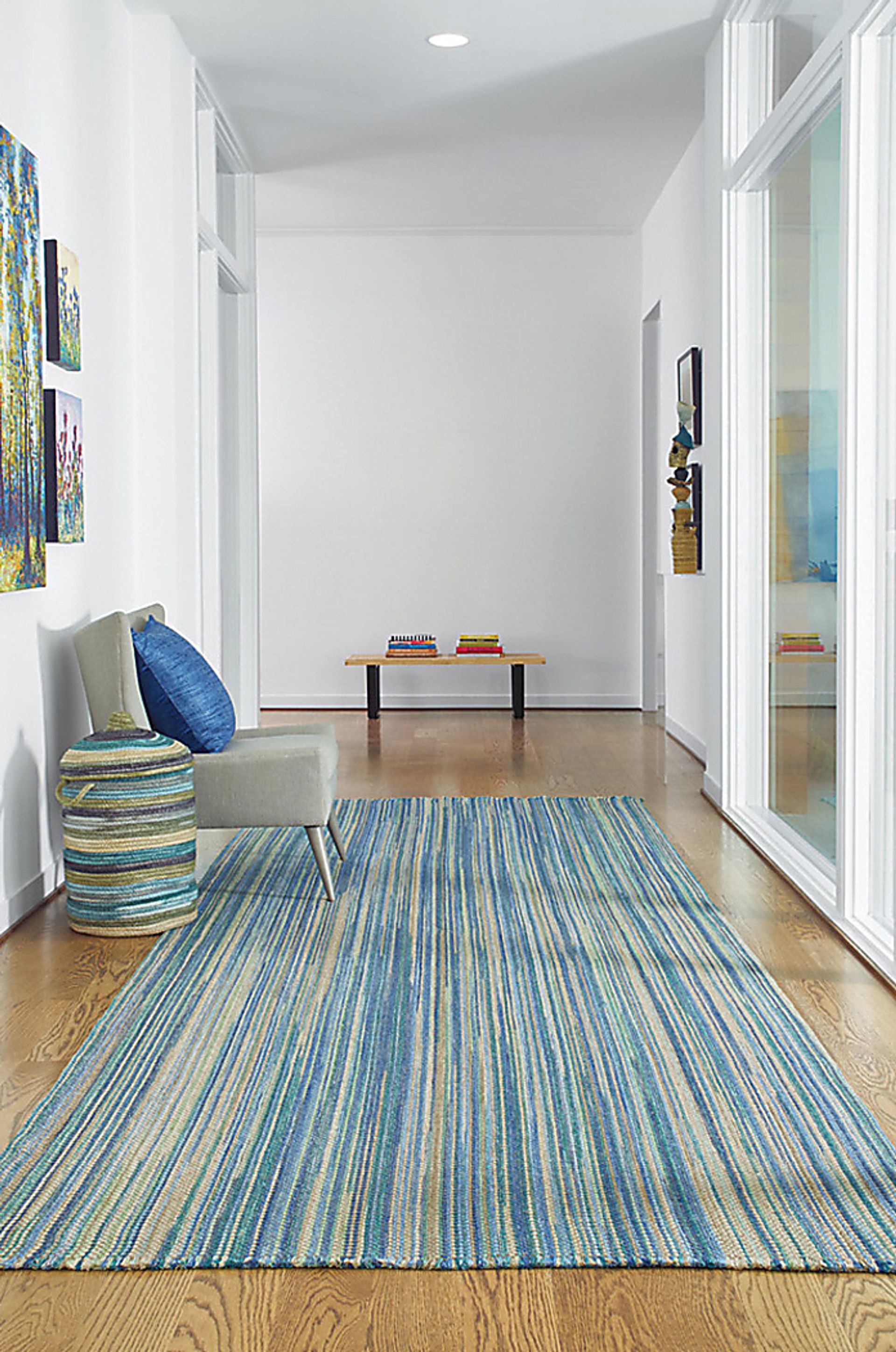 Grandree Blue/Teal 3' x 5' Rug - Image 2