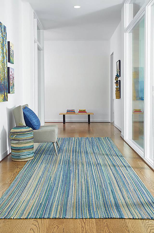Grandree Blue/Teal 5' x 8' Rug - Thumbnail - Image 2