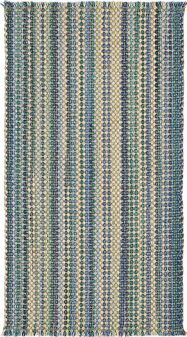 Grandree Blue/Teal 5' x 8' Rug - Thumbnail - Image 1