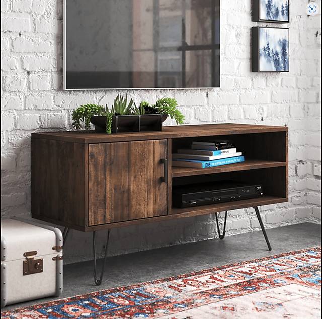 Granela 1-Door Brown TV Console - Thumbnail - Image 7