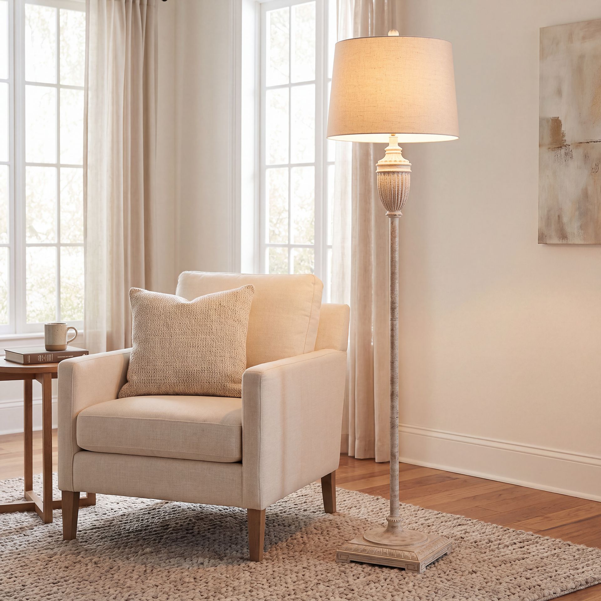 Granger Point Gray Floor Lamp - Image 7
