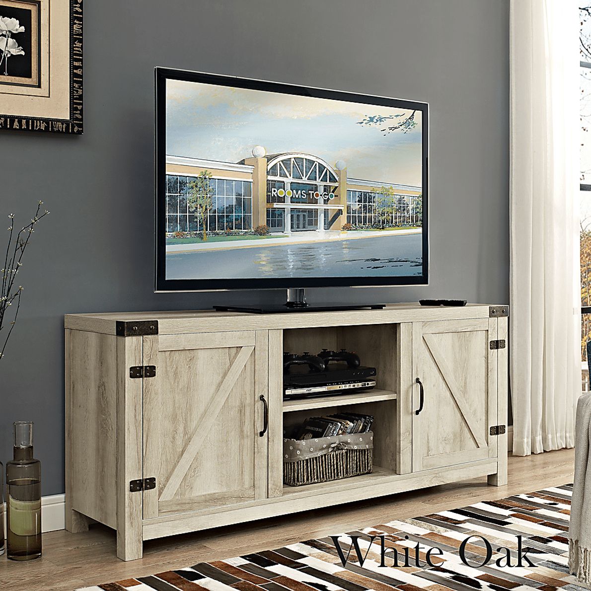 Granger White 58 in. Console