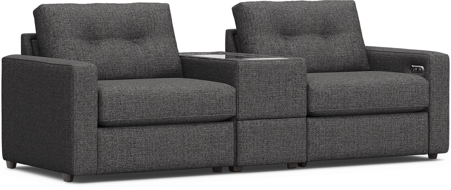 Granite 3 Pc Power Reclining ModularOne with Media Console - Image 3