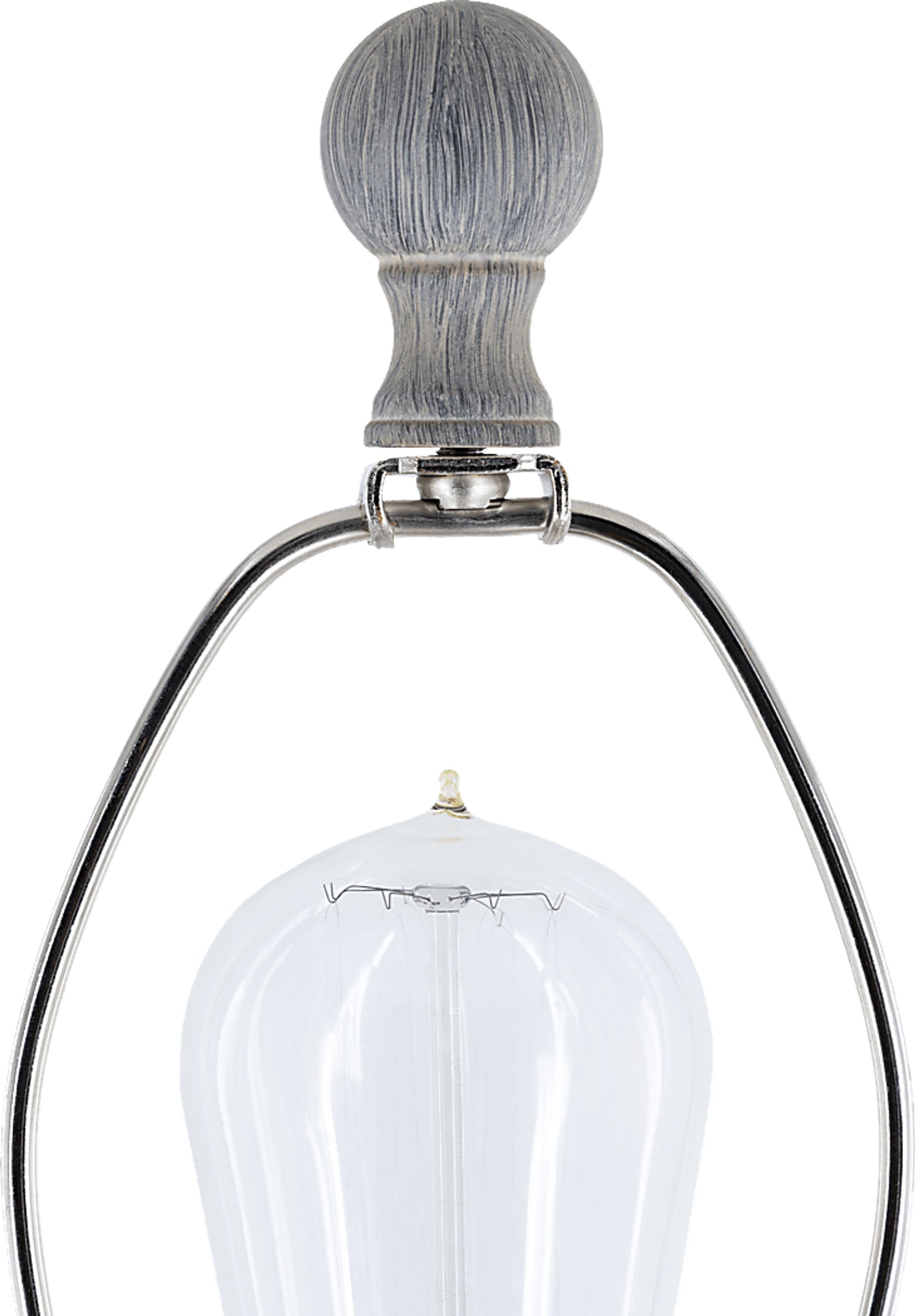 Granite Circle Gray Lamp - Image 3