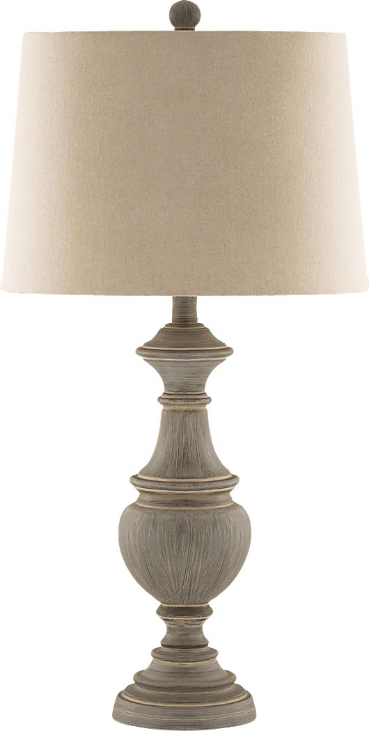 Granite Circle Gray Lamp