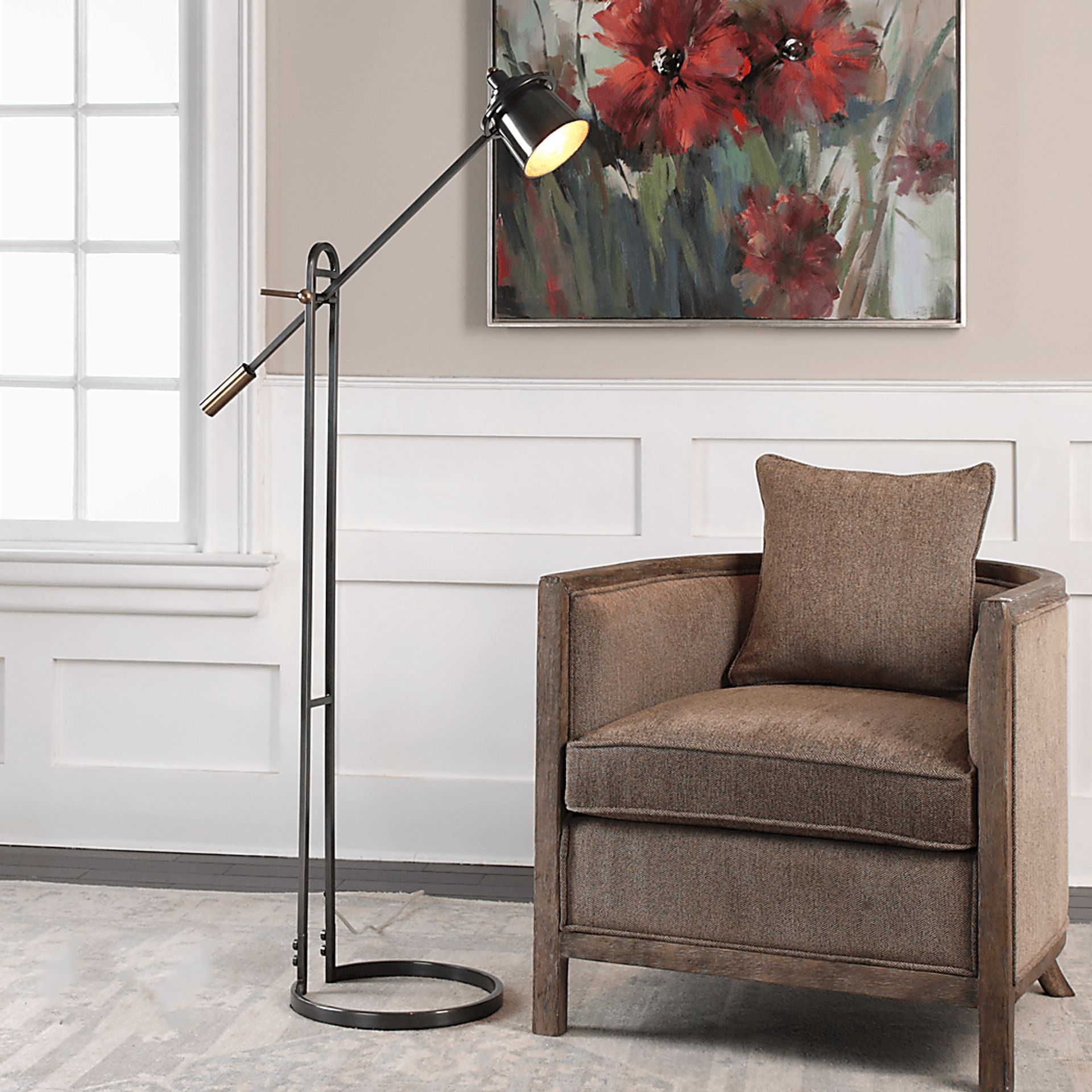 Granite View Bronze Floor Lamp - Image 2