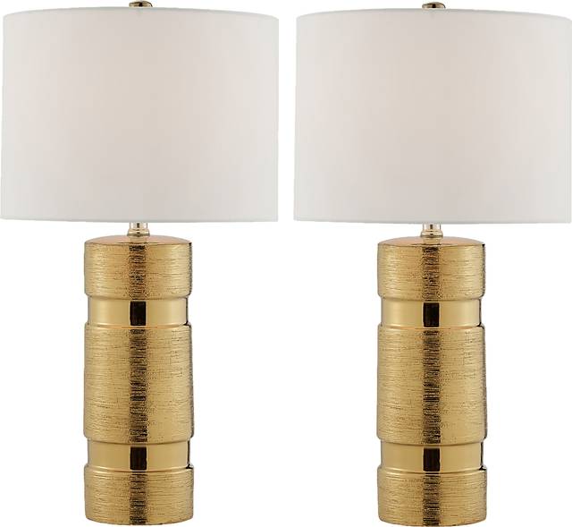 Granite Way Gold Table Lamp, Set of Two - Thumbnail - Image 1