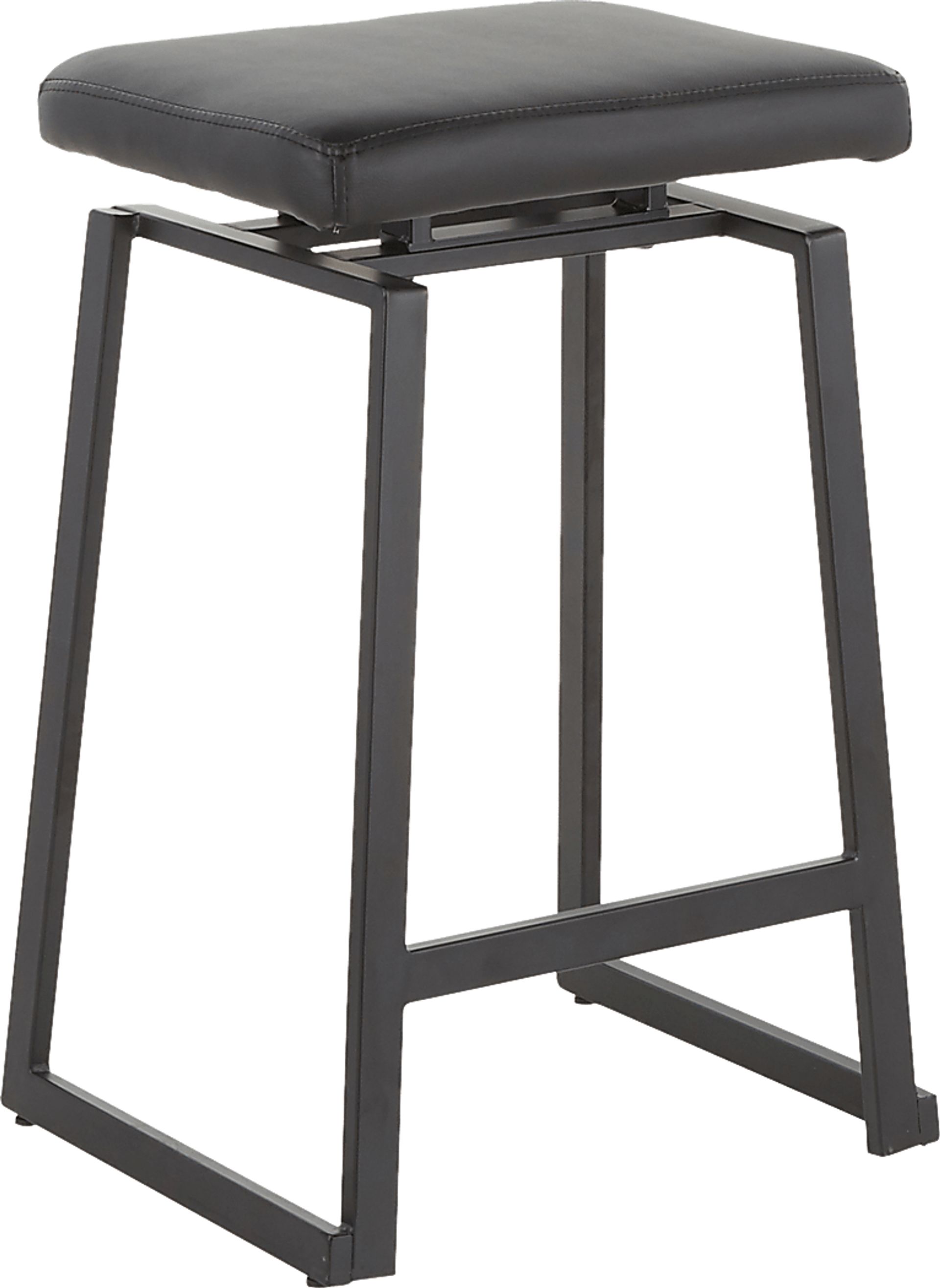 Grannis Black Counter Height Stool, Set of 2 - Image 2