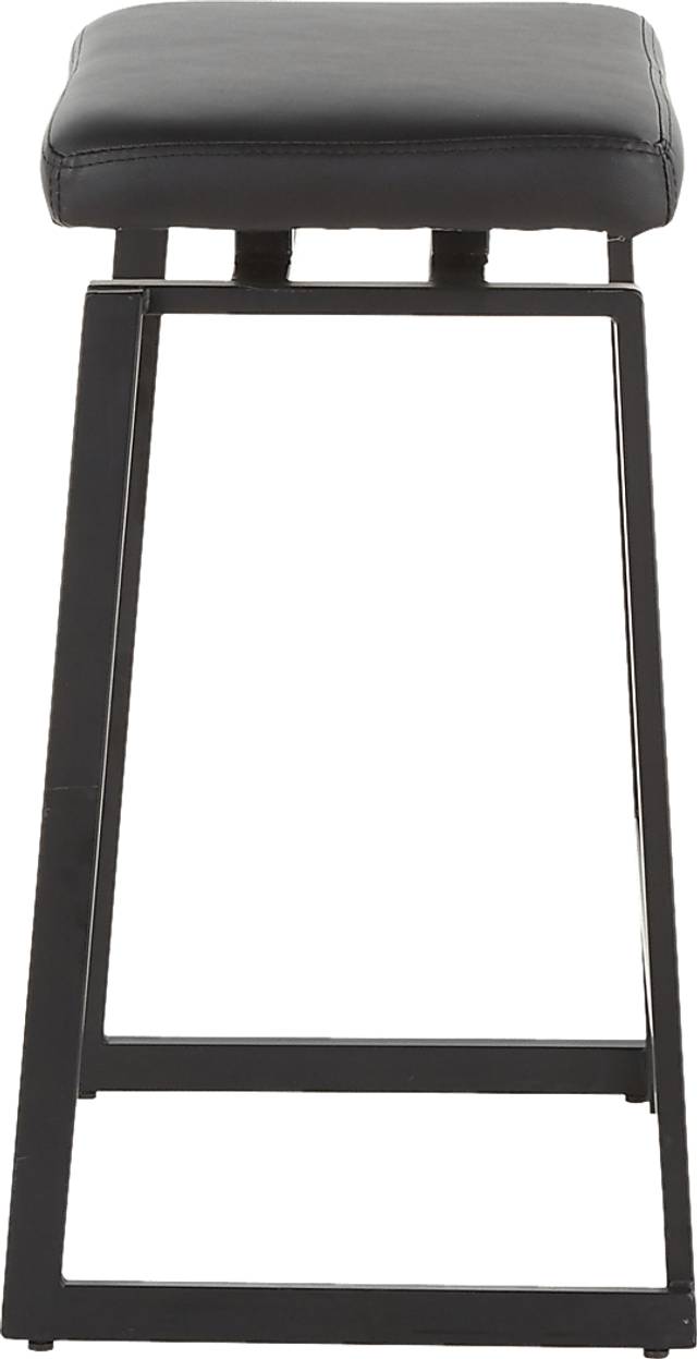 Grannis Black Counter Height Stool, Set of 2 - Thumbnail - Image 3