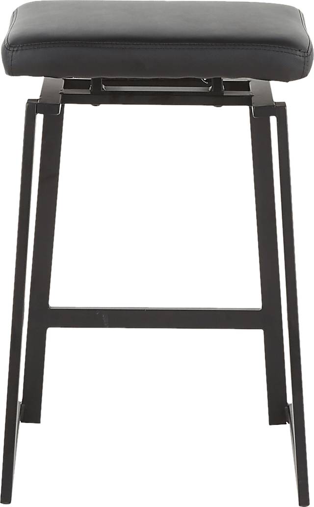 Grannis Black Counter Height Stool, Set of 2 - Thumbnail - Image 5