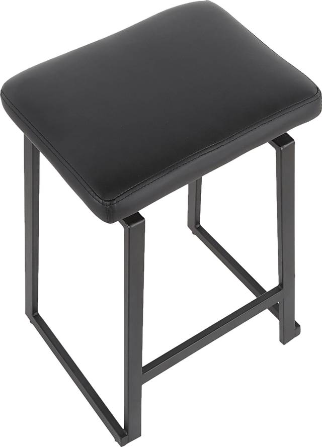 Grannis Black Counter Height Stool, Set of 2 - Thumbnail - Image 7