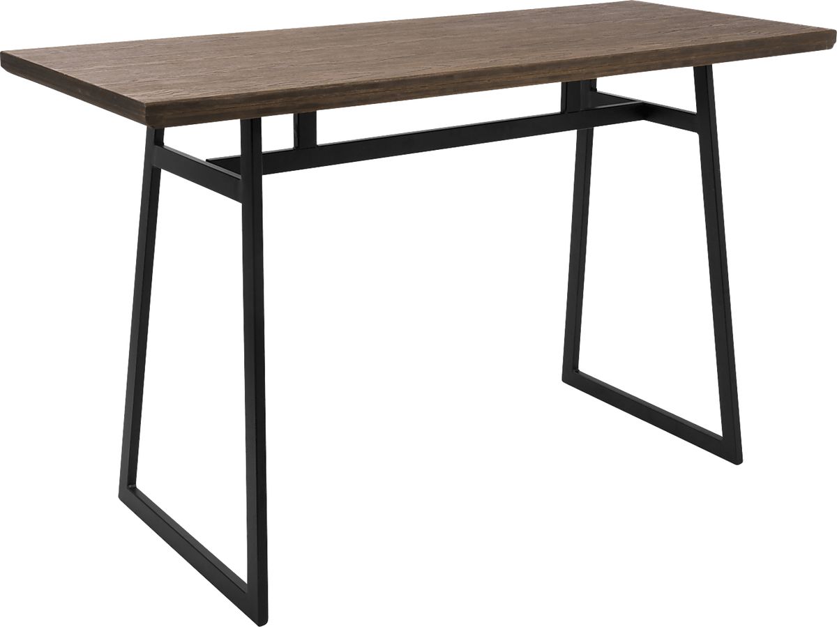 Grannis Brown Dark Wood Counter Height Dining Table | Rooms to Go