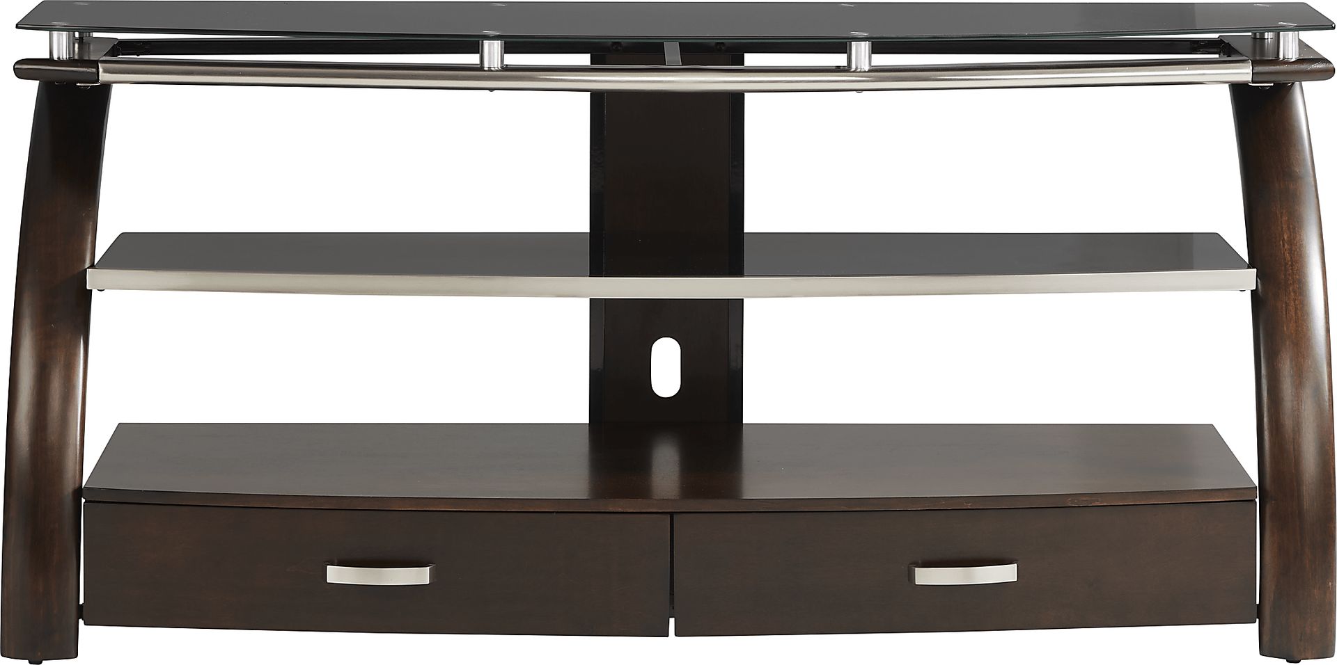 Grant City II Brown Cherry 65 in. Console - Image 2