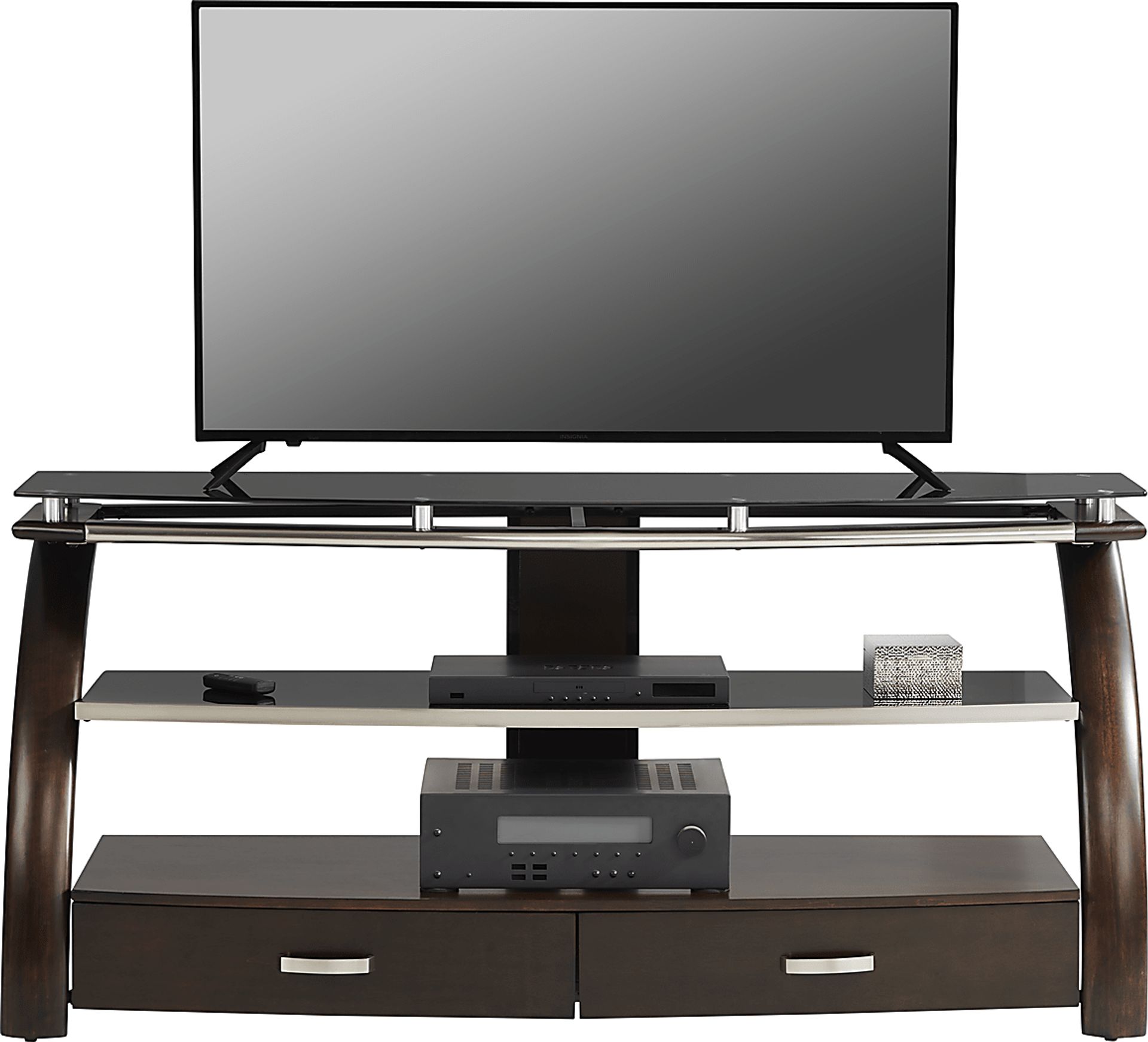 Grant City II Brown Cherry 65 in. Console - Image 4