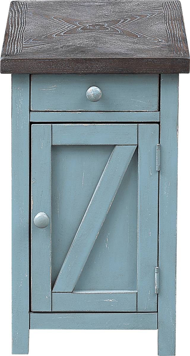 Grantland Blue Chairside Cabinet - Thumbnail - Image 2