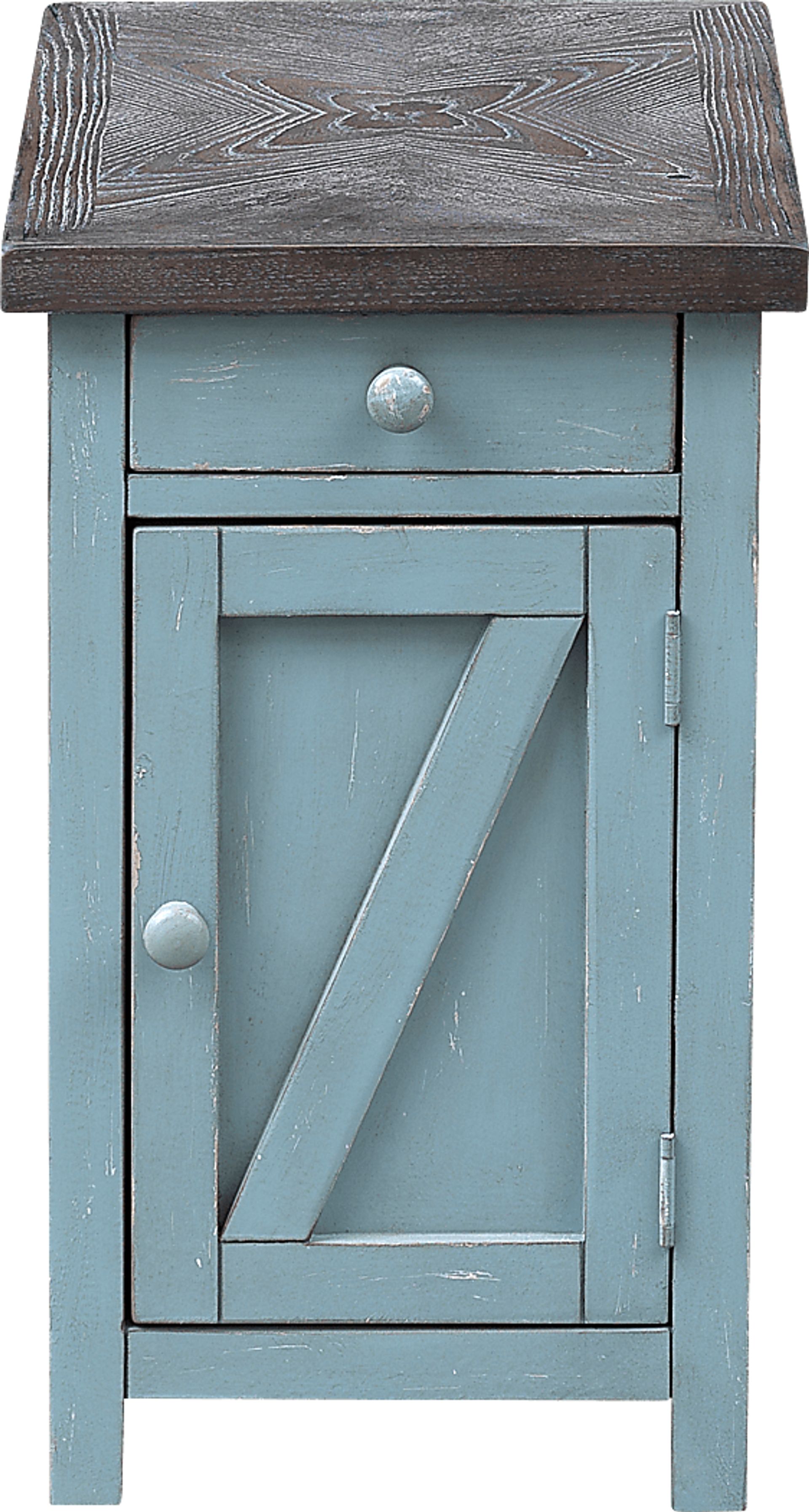 Grantland Blue Chairside Cabinet - Image 2