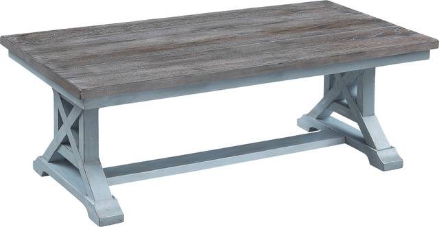 Grantland Blue Cocktail Table - Thumbnail - Image 1