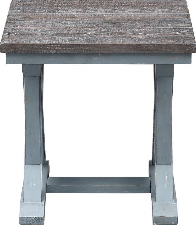 Grantland Blue End Table - Thumbnail - Image 2